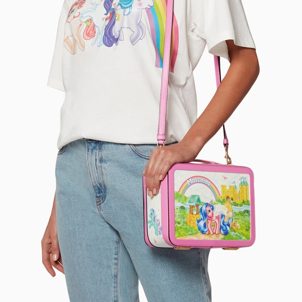 Moschino My Little Pony Crossbody Lunchbox Purse